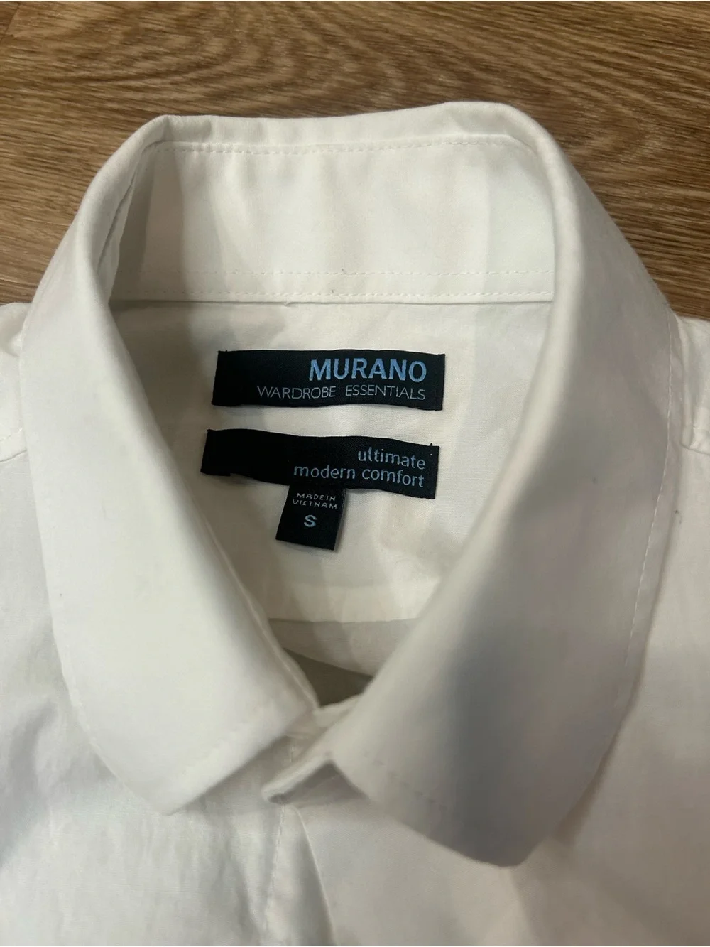 Murano White Men's Dress Shirt - Classic Button-Down - Picture 4 of 8